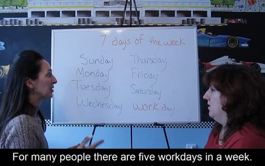 Lesson 42 - Weekday and Weekend - Learn English with Jennifer