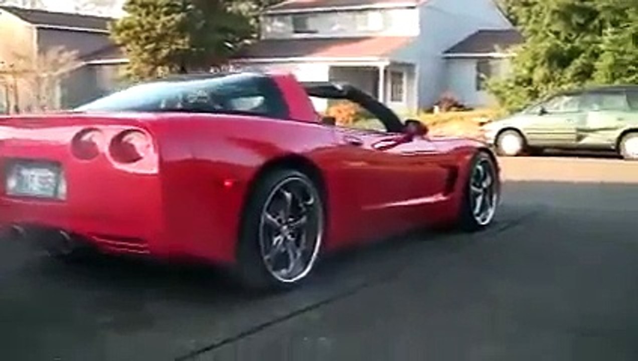 c5 corvette borla exhaust on 20's