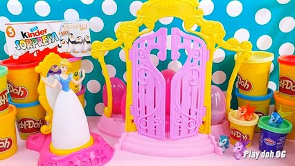 Frozen Kristoff Barbie Cinderella Play doh Peppa pig Kinder surprise eggs