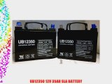 12V 35Ah Pride Mobility Jet 3 Ultra Wheelchair Replacement Battery - 2 Pack
