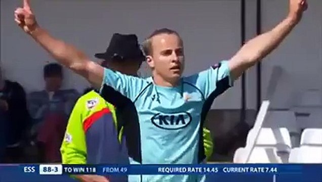 NatWest T20 Blast highlights - Surrey bowl Essex Eagles out for 161