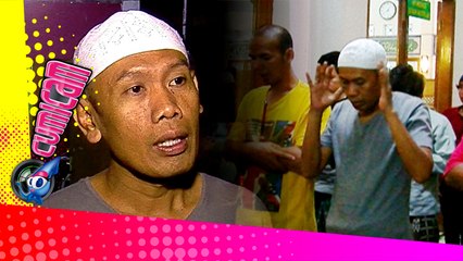 Ucup Nirin Sholat Taraweh di Lokasi Syuting - Cumicam 19 Juni 2015