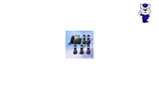 Panasonic KX-TG9472B DECT 6.0 2-Lines Phone with Digital Answering System and Contact Sync Black 2 Handsets