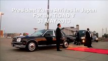 President Jacob Zuma arrives in Japan for International Conference on African Development Summit