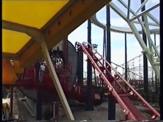 Old Blackpool Pleasure Beach Monorail Onride 1994 Big One opening year