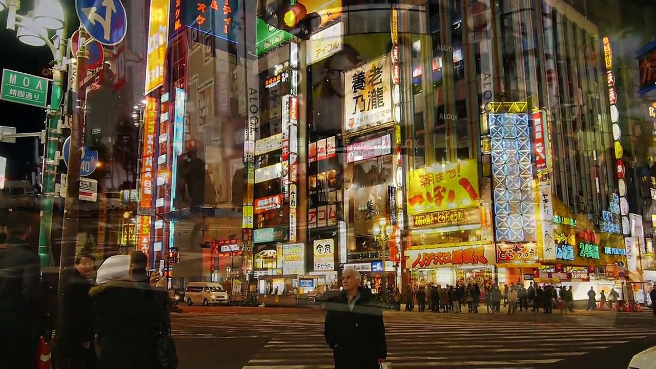 2014Tokyo Night shinjuku(東京、新宿歌舞伎町ネオン街）