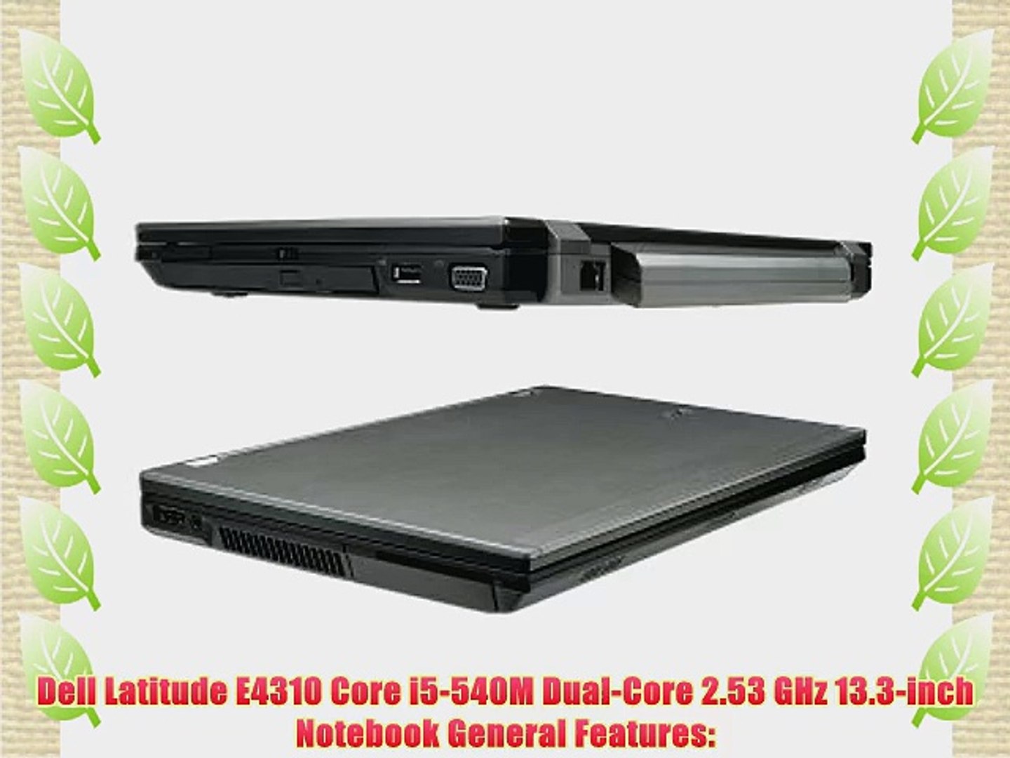 Dell Latitude E4310 Core I5 540m Dual Core 2 53ghz 2gb 160gb Dvd 13 3 Wled Vista Business W 6 Cell Video Dailymotion
