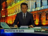 Manifestación en Quito llegó a Corte Constitucional