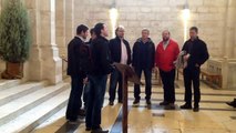 Accapella group at St. Anne's Church, Jerusalem