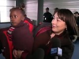 Los 113 niños haitianos adoptados por franceses llegan a París