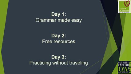 Improve Your Spoken Business English - FREE Video Course - What Now?