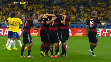 Germany is not tearing down Brazil badly