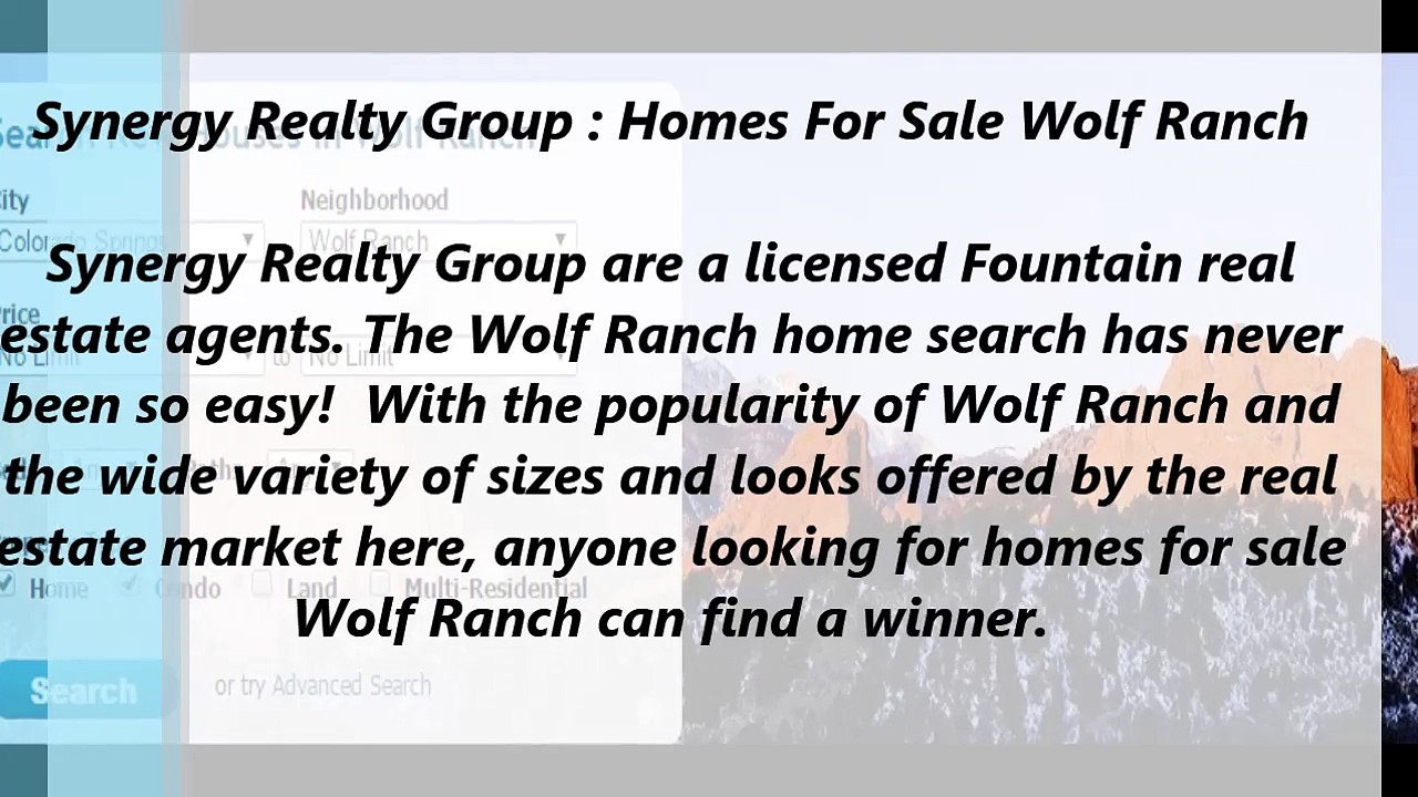 Synergy Realty Group : Homes For Sale Wolf Ranch