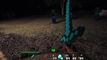 Minecraft In Real Life - First Person Minecraft