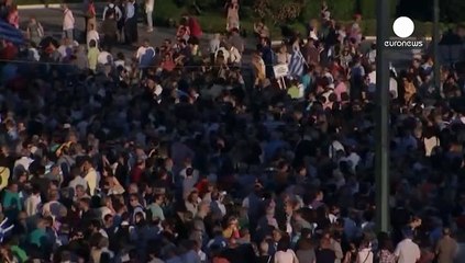 Non au "Grexit" : les pro-européens manifestent à Athènes