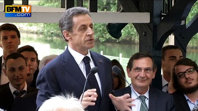Nicolas Sarkozy compare l'afflux de réfugiés à une grosse fuite d'eau