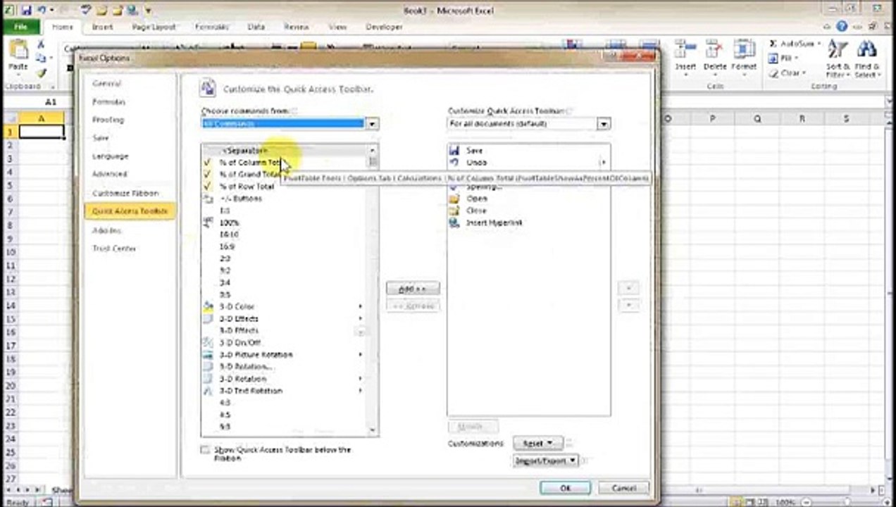 Microsoft Excel 2010 Tutorial for Beginners - 1