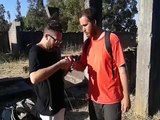EPIC FAIL: Insane Mexican Guy Blows His Friend's Eye