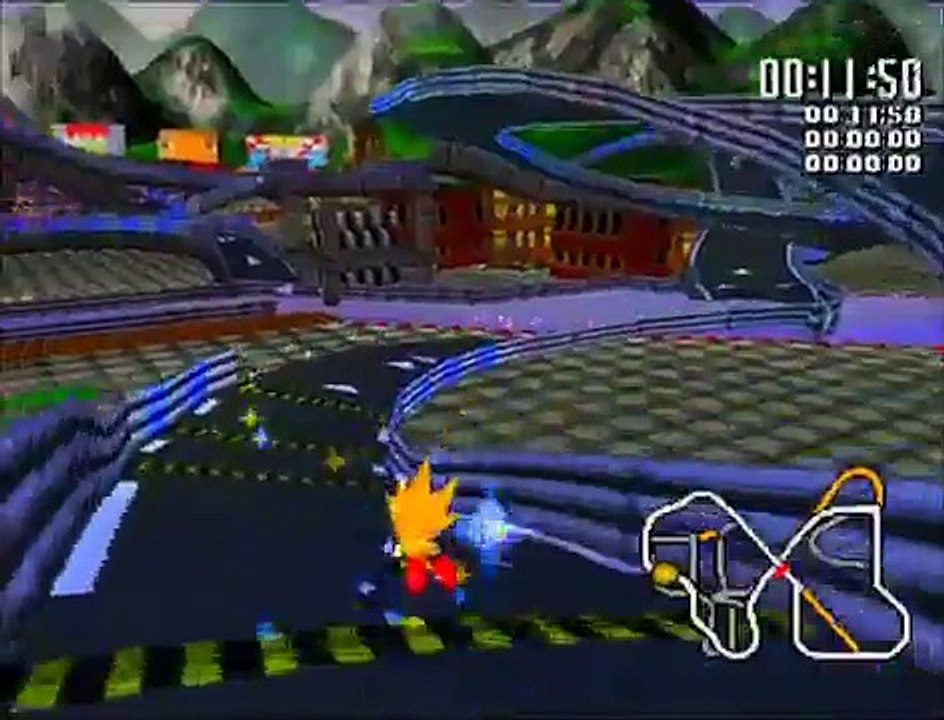 Sonic R - Time Attack: Radical City (Super Sonic)