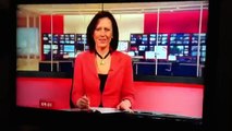 TV Blooper Funny - Newswoman Sneeze repressed pops out!