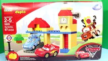 Cartoon Version - Disney Pixar Cars Lego Duplo Big Bentley Playset Lightning McQueen Mater
