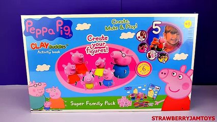 Peppa Pig Play Doh Princess Sofia Mummy Pig Create Your Own Figures Clay Buddies Strawberr