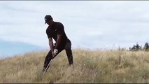 Tiger Woods Loses Golf Club During Swing