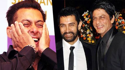 Salman's HILARIOUS Reaction On SRK, Aamir