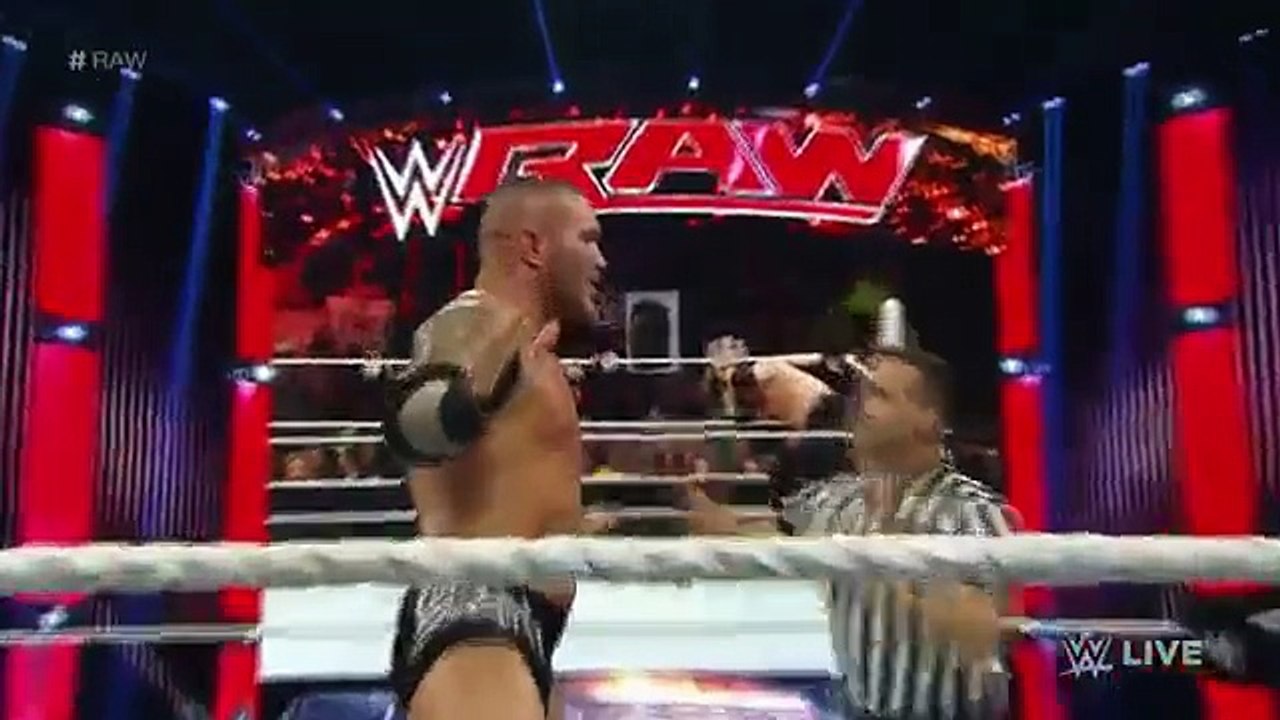 Randy Orton vs. Kane WWE Monday Night Raw: June 15, 2015 On Fantastic Videos