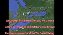 Breaking News: Canada Large Meteor Event 18MAR2014