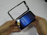 PDair     Aluminum Metal Case for T-Mobile HTC HD7 T9292 - Open Screen Design (Silver)