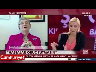 Canan Karatay: İftar sofraları en büyük görgüsüzlüktür