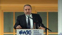 Avigdor Liberman at WJC's Executive Committee meeting