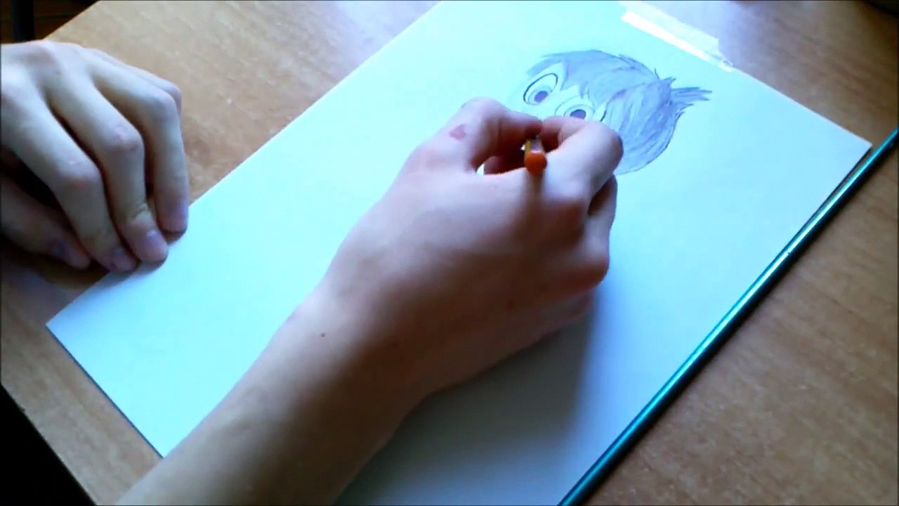 How to draw Joy Inside Out Disney Pixar Speed Drawing/Time Lapse by PaArt #19