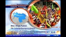 Conferencia Episcopal Venezolana llama al Gobierno de Nicolás Maduro para sentarse a dialogar