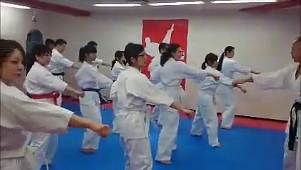 Karate Training Female Kata Japan PrimaryⅠ04