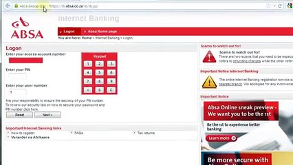 Absa.co.za: ABSA Internet Banking Login