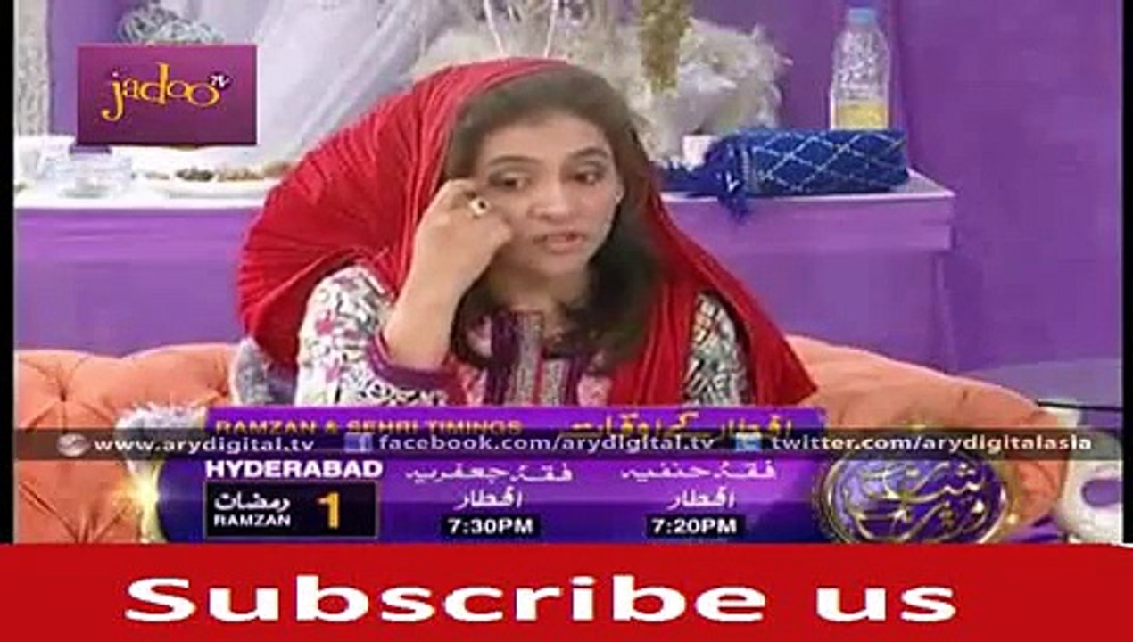 Good Morning Pakistan 19th June 2015 With Nida Yasir - Ramzan Special Part 3