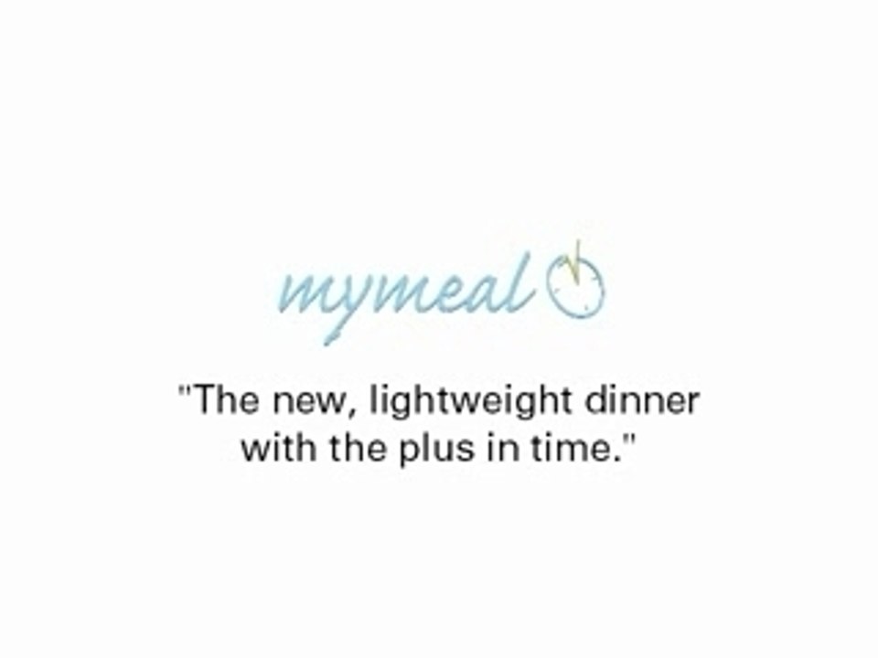 My meal (english)