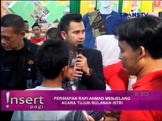 [150614]Insert Pagi - Persiapan Raffi Ahmad menjelang acara 7 bulanan istri