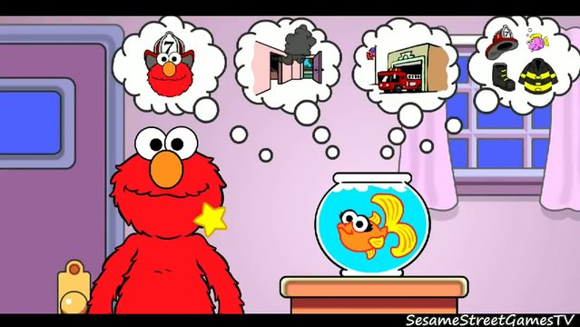Sesame Street Elmo's Fire Safety Educational Kids And Children Games English