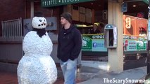 Funny Scary Snowman Holiday Scare Prank