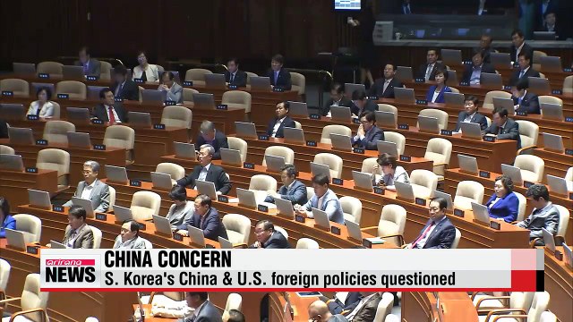 Foreign and unification policies questioned at Friday's interpellation session