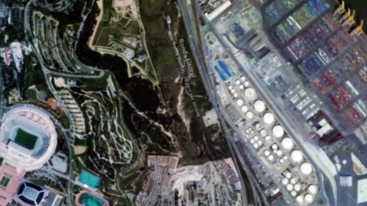 2 minutes de grandes villes vues de l'espace