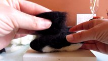 Needle felted ORCA (Killer Whale) dedicated to Lolita