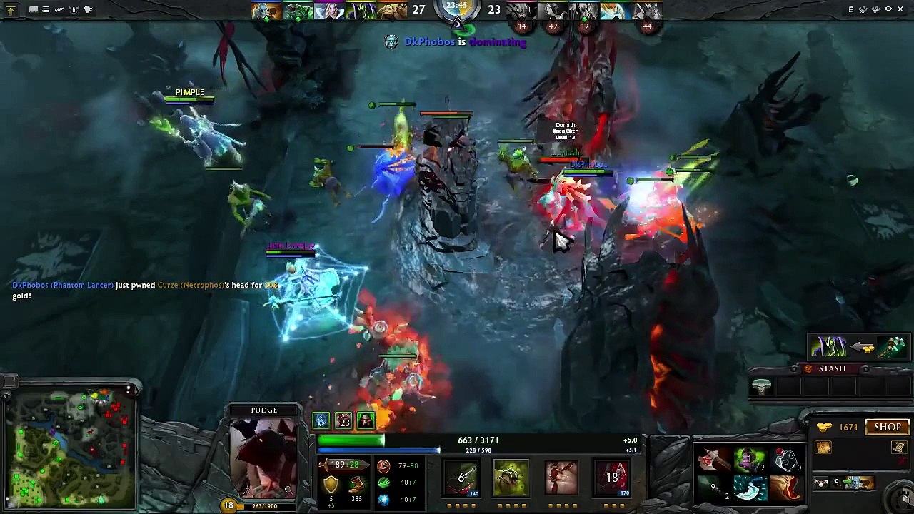 Dota 2 Highlights - Pudge - Denni