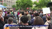 Vigil held in New York for Charleston shooting victims