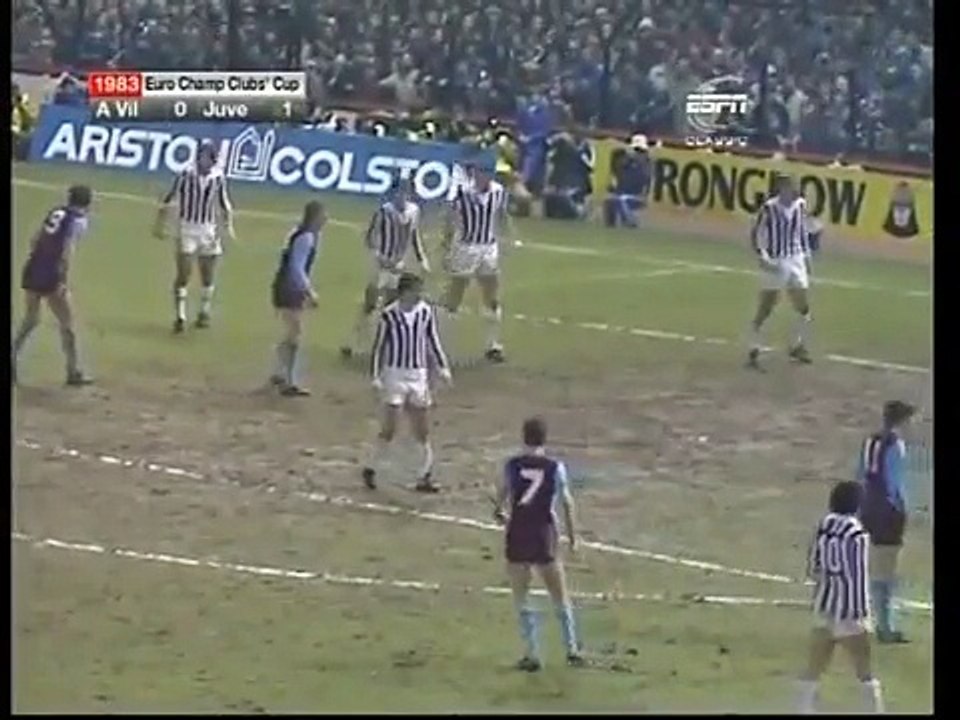 Aston Villa v Juventus 1-2 (02.03.1983) Andata, Quarti Coppa dei Campioni.