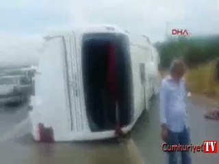 Yolcu otobüsleri çarpıştı: 36 yaralı