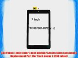 Dell Venue Tablet Outer Touch Digitizer Screen Glass Lens Repair Replacement Part (For 7inch